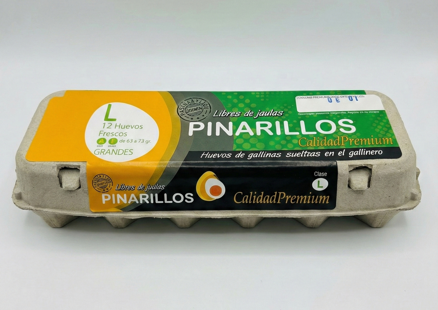 12 huevos gallinas libres de jaula
