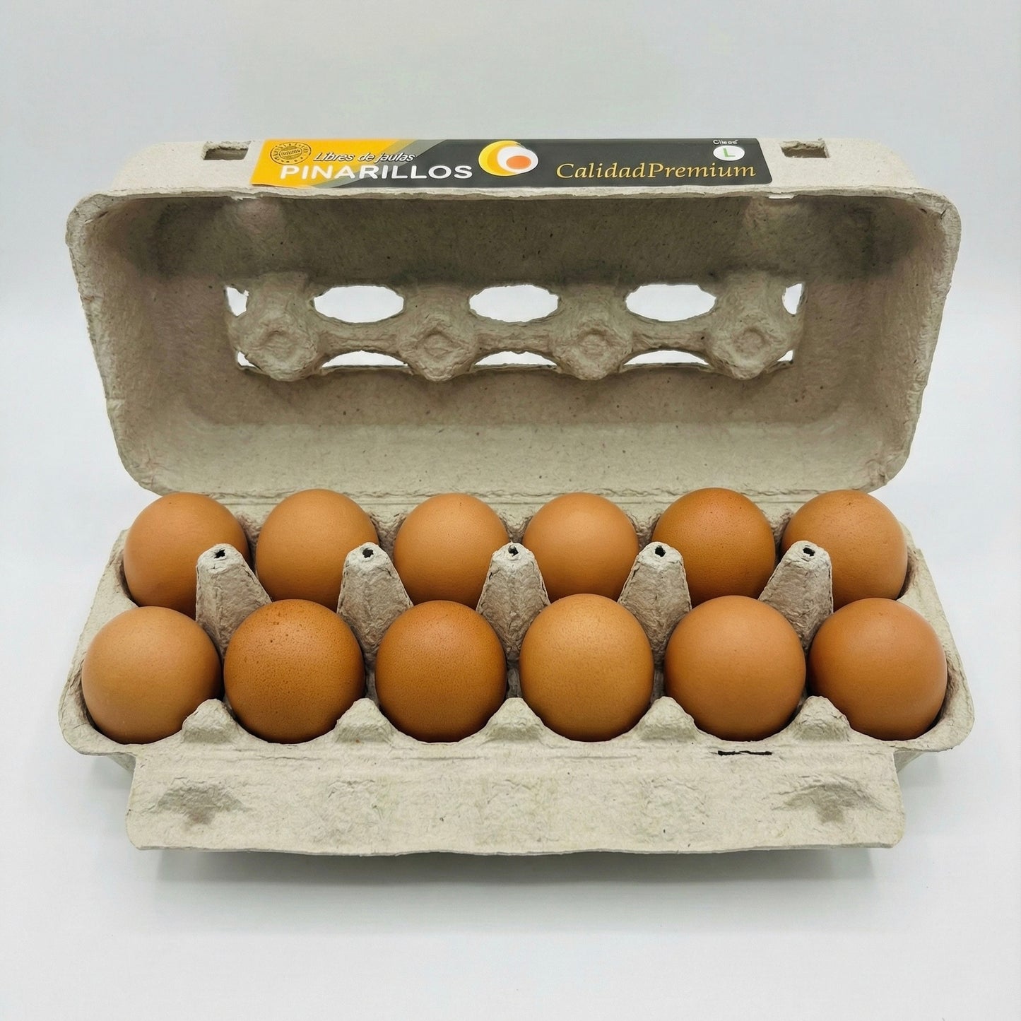 12 huevos gallinas libres de jaula