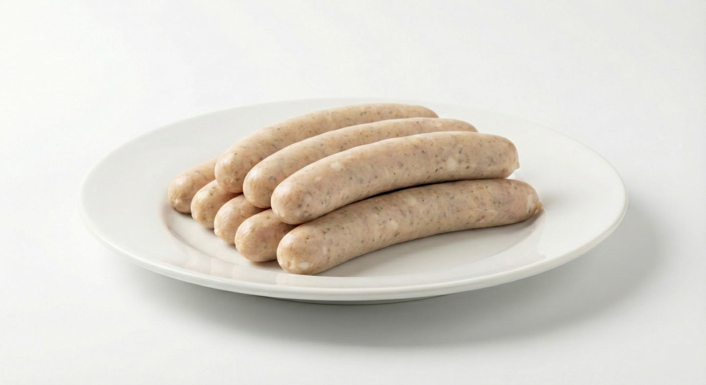 Salchicha blanca de pollo